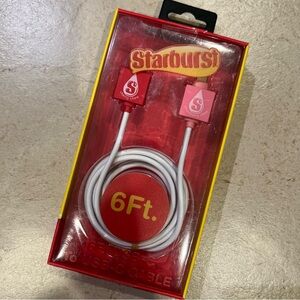 Starburst Candy 6 Ft. USB-C To USB -C Cable New